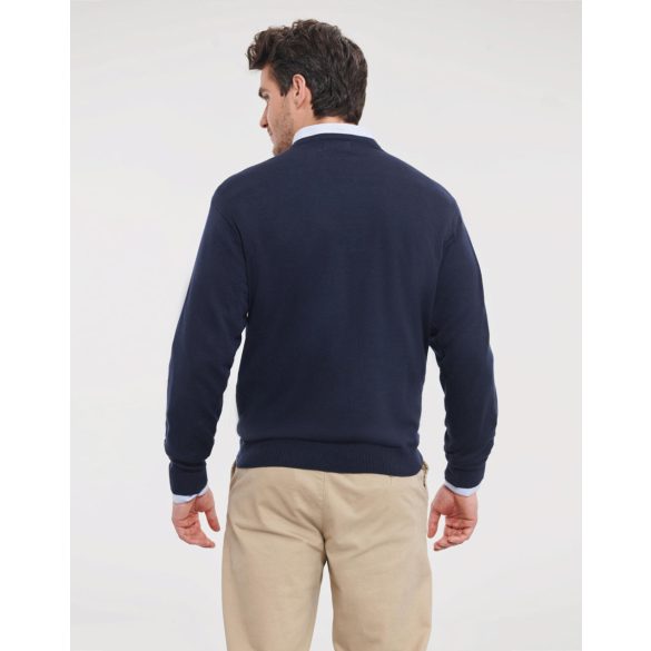 Men's V-Neck Knitted Pullover