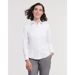 Ladies' LS Herringbone Shirt