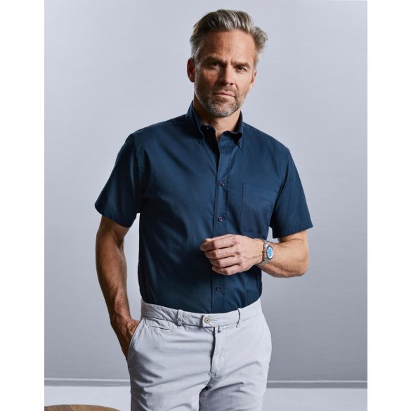 Short Sleeve Classic Twill Shirt