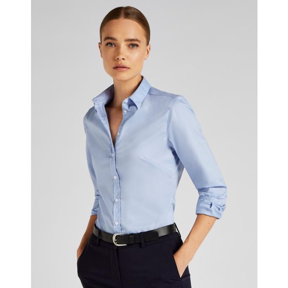 Women's Tailored Fit Stretch Oxford Shirt LS