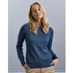 Ladies' Crew Neck Knitted Pullover