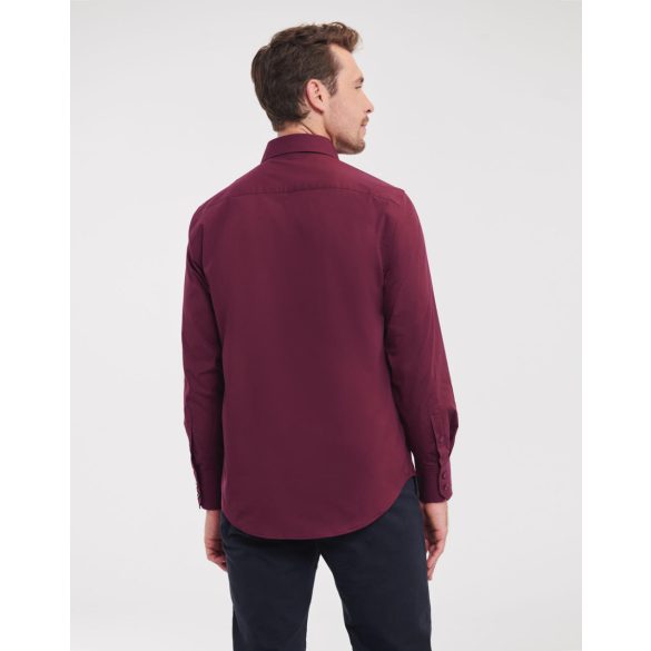 Fitted Long Sleeve Stretch Shirt