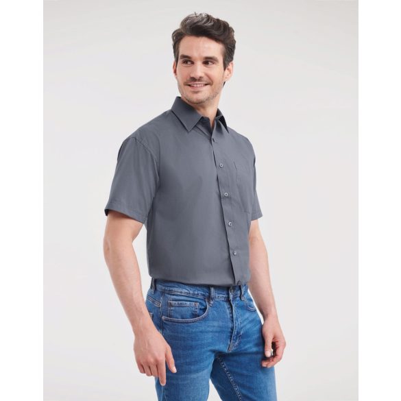 Short Sleeve Poplin Shirt