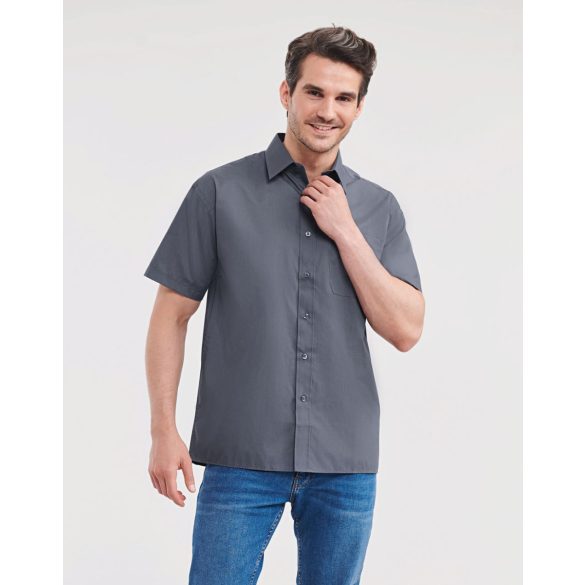 Short Sleeve Poplin Shirt