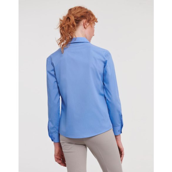 Long Sleeve Poplin Blouse