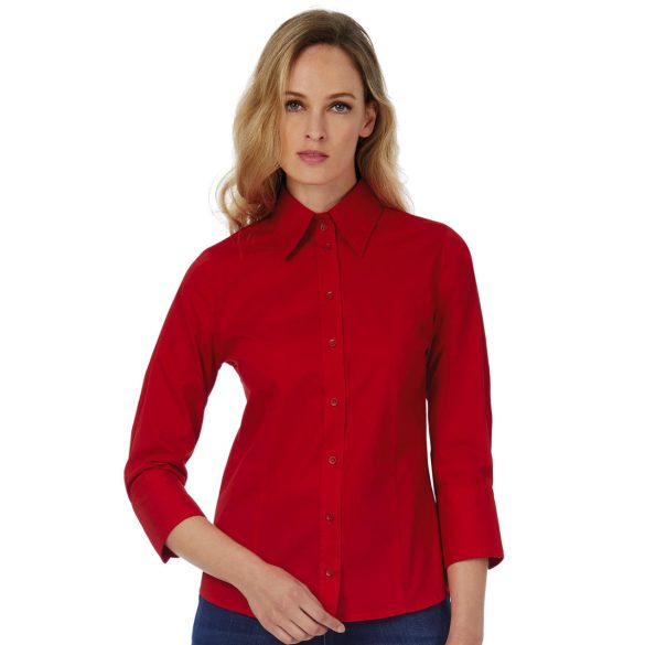 Milano/women Popelin Shirt 3/4 sleeves