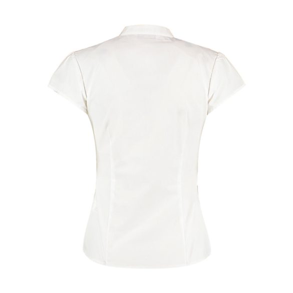 Women's Tailored Fit Mandarin Collar Blouse SSL