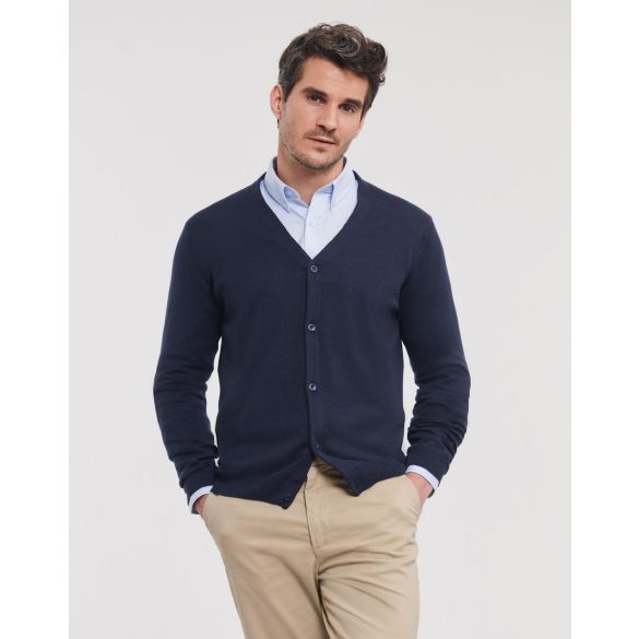 Men's V-Neck Knitted Cardigan