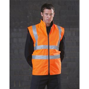 Fluo Fleece Reversible Bodywarmer