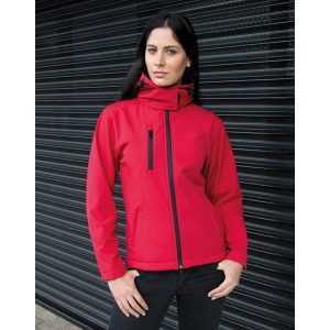 Ladies TX Performance Hooded Softshell Jacket