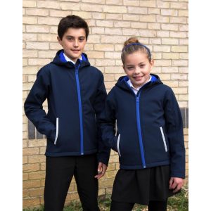 Kids TX Performance Hooded Softshell Jacket