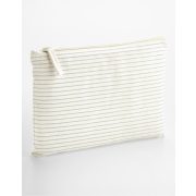 Striped Organic Cotton Accessory Pouch Striped Organic Cotton Accessory Pouch