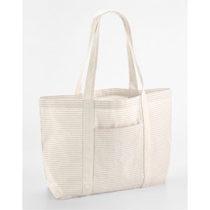 Striped Organic Cotton Shopper