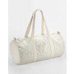 Striped Organic Cotton Barrel Bag