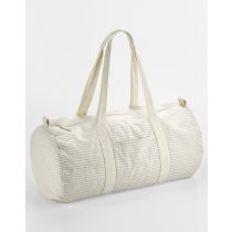 Striped Organic Cotton Barrel Bag