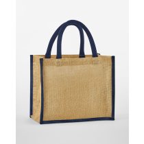 Natural Starched Jute Midi Tote