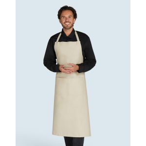 Amsterdam Bib Apron with Pocket