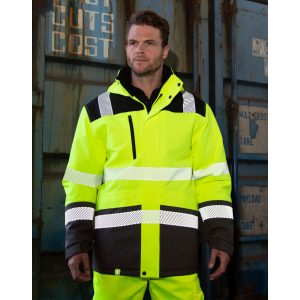 Printable Waterproof Softshell Safety Coat