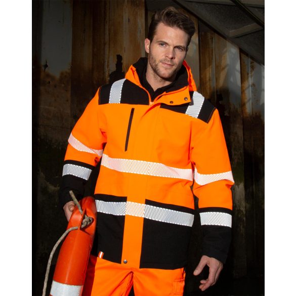 Printable Waterproof Softshell Safety Coat