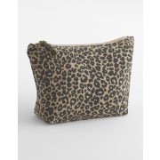 Sac accesoriu din panza cu imprimeu tip leopard 