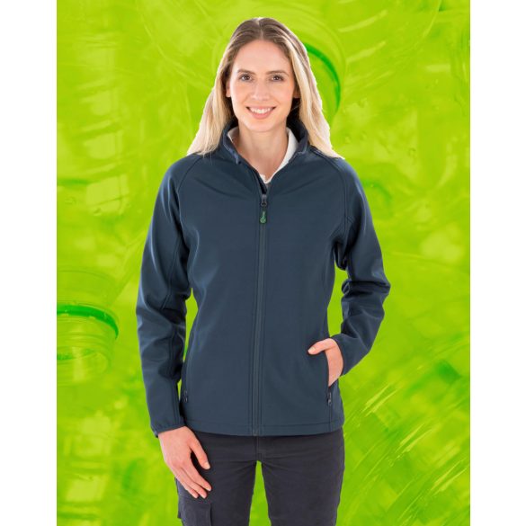 Women's Recycled 2-Layer Printable Softshell Jkt