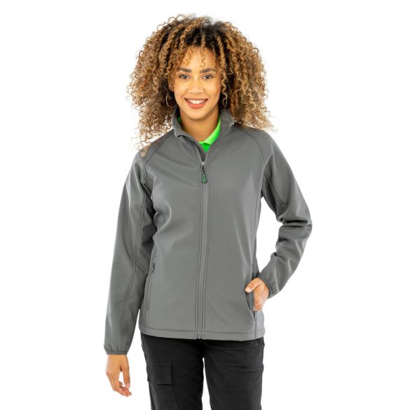 Women's Recycled 2-Layer Printable Softshell Jkt