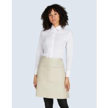 BRUSSELS - Short Recycled Bistro Apron with Pocket