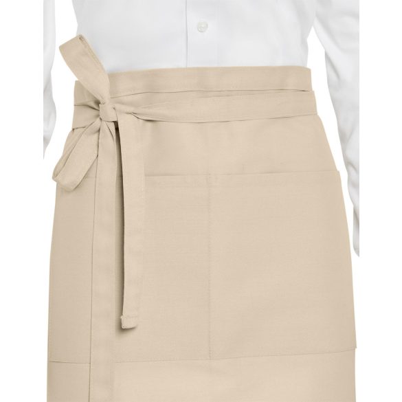 BRUSSELS - Short Recycled Bistro Apron with Pocket