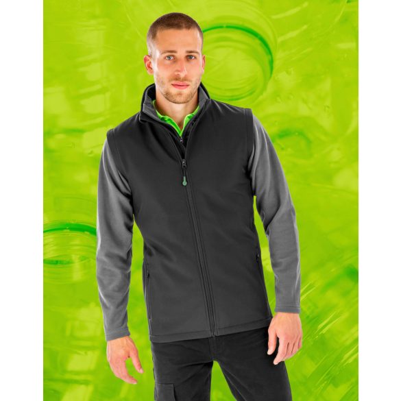 Men's Recycled 2-Layer Printable Softshell B/W