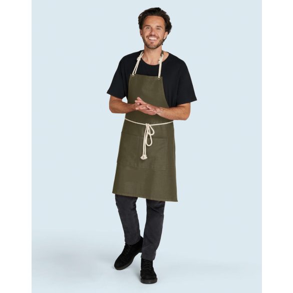 CORSICA - Cord Bib Apron with Pocket