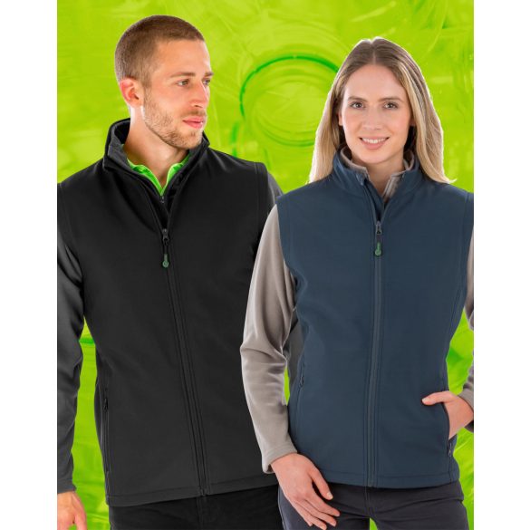 Women's Recycled 2-Layer Printable Softshell B/W