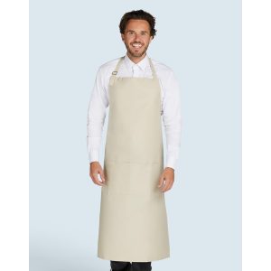 AMSTERDAM - Recycled Bib Apron with Pocket