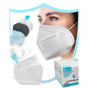 Filtering half mask FFP2 5-ply