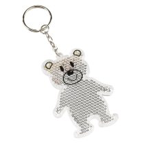 Reflective teddy key ring TEDDY