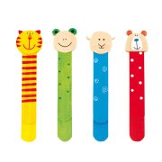  Wooden bookmarks FUNNY ANIMALS 4-times assorted, price per piece