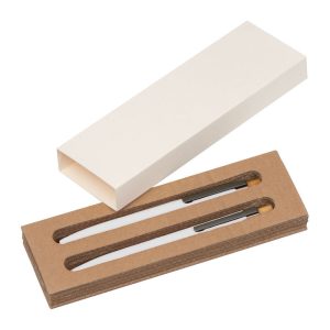 Set de scris cu pix si creion mecanic din aluminiu