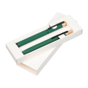 Set de scris cu pix si roller din aluminiu recicla