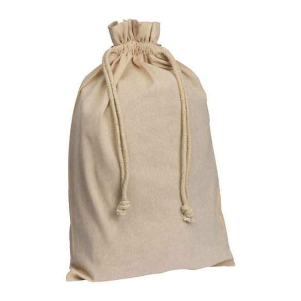 Sac mare din bumbac reciclat cu snur, 110 g/m²