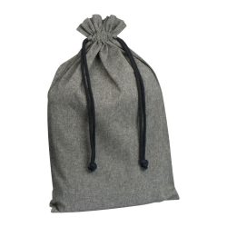 Sac mare din bumbac reciclat cu snur, 110 g/m²