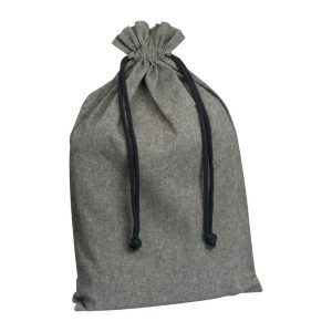 Sac mare din bumbac reciclat cu snur, 110 g/m²