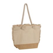 Sacosa de plaja Oeko-Tex® naturala cu baza de iuta Sacosa de plaja Oeko-Tex® naturala cu baza de iuta