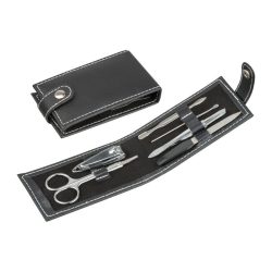Set manichiura 7 piese in etui de piele