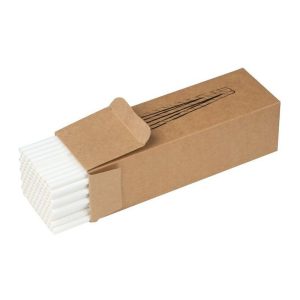 Set of 100 drink straws paper