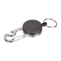 Breloc retractabil cu carabina