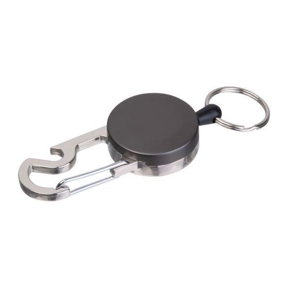 Breloc retractabil cu carabina