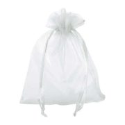Organza Bag Queen WHITE 5,5 × 8