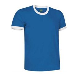 Typed T-Shirt Combi ROYAL BLUE-WHITE S