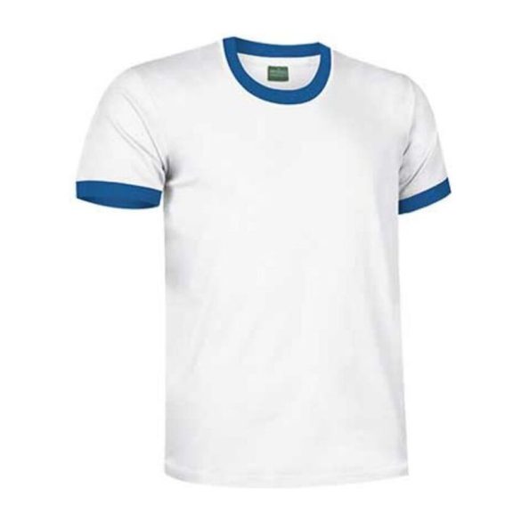 Typed T-Shirt Combi WHITE-ROYAL BLUE L