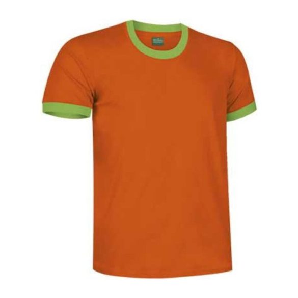 Typed T-Shirt Combi PARTY ORANGE-APPLE GREEN XS