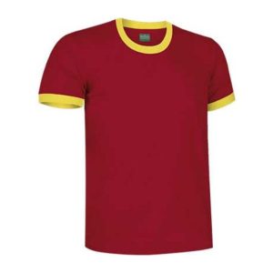 Typed T-Shirt Combi LOTTO RED-SUNFLOWER YELLOW S